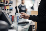 Payment Made: A Transaction at the Cash Register with a Credit Card