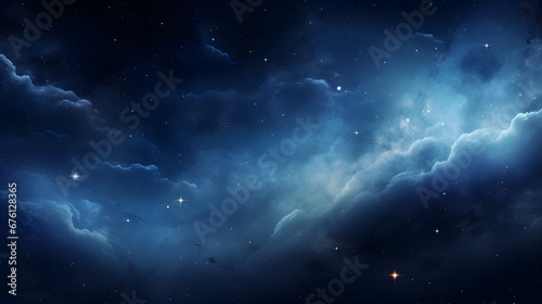 background of nebula in the sky with stars