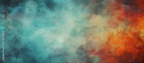 The abstract background design with a grunge texture and creative color concept gives a digital illustration a unique artistic flair making it perfect for a poster or wallpaper