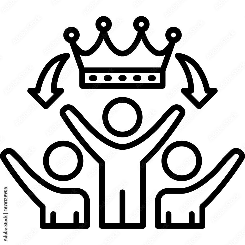 Fototapeta premium Grouping Icon