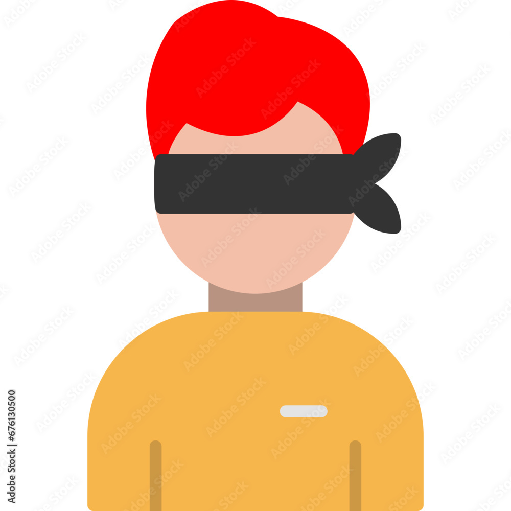 Obraz premium Blind Icon