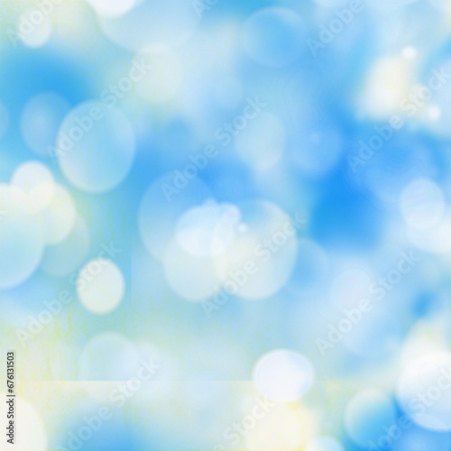 Blue bokeh background for seasonal, holidays, event and celebrations