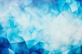 Abstract geometric blue and light blue background with white texture for design and art projects