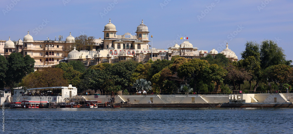 City Palace, Udaipur is a palace complex situated in the city of Udaipur in the Indian state of Rajasthan. It was built over a period of nearly 400 years,