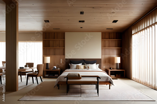 modern room, 3D render