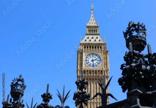  Big Ben is the nickname for the Great Bell of the clock of Palace of Westminster in London The tower is officially known as Elizabeth Tower photo