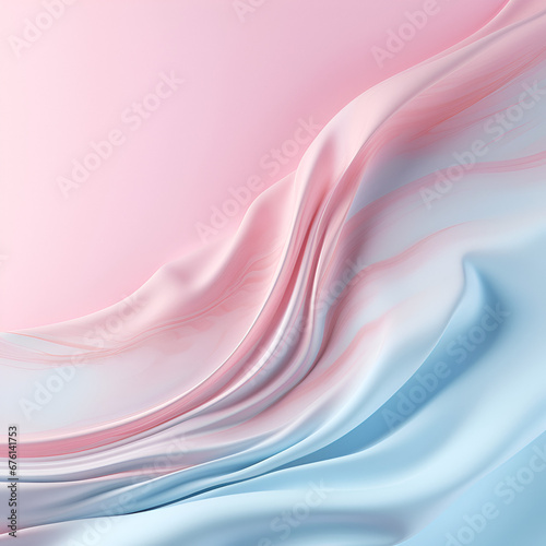 Abstract pastel pink color paint with pastel blue background..