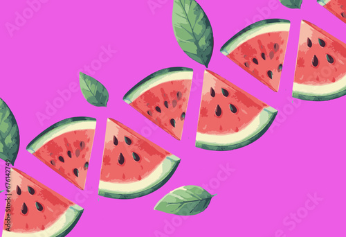 watermelon slices
