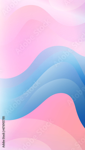 Abstract background pink blue color with wavy lines and gradients is a versatile asset suitable for various design projects such as websites, presentations, print materials, social media posts