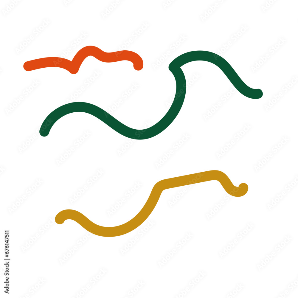 Abstract lines scribble vectors Abstract lines scribble vectors