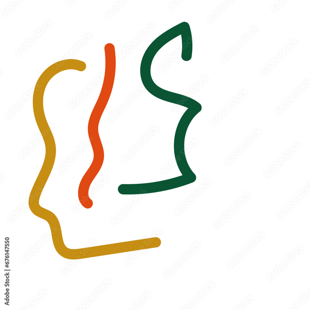 Abstract lines scribble vectors Abstract lines scribble vectors