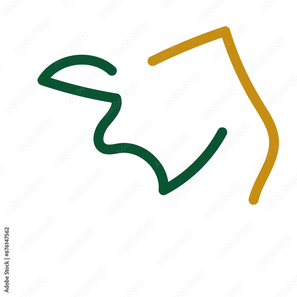 Abstract lines scribble vectors Abstract lines scribble vectors