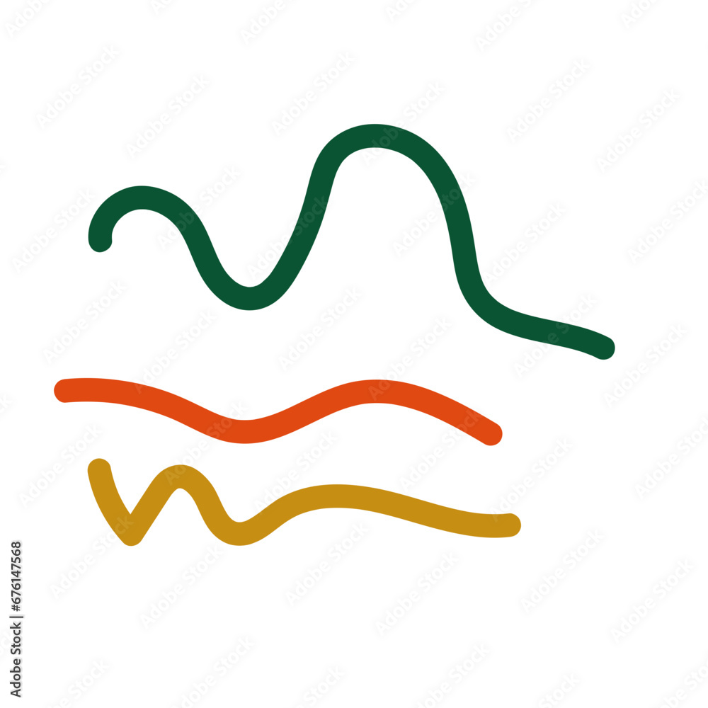 Abstract lines scribble vectors Abstract lines scribble vectors