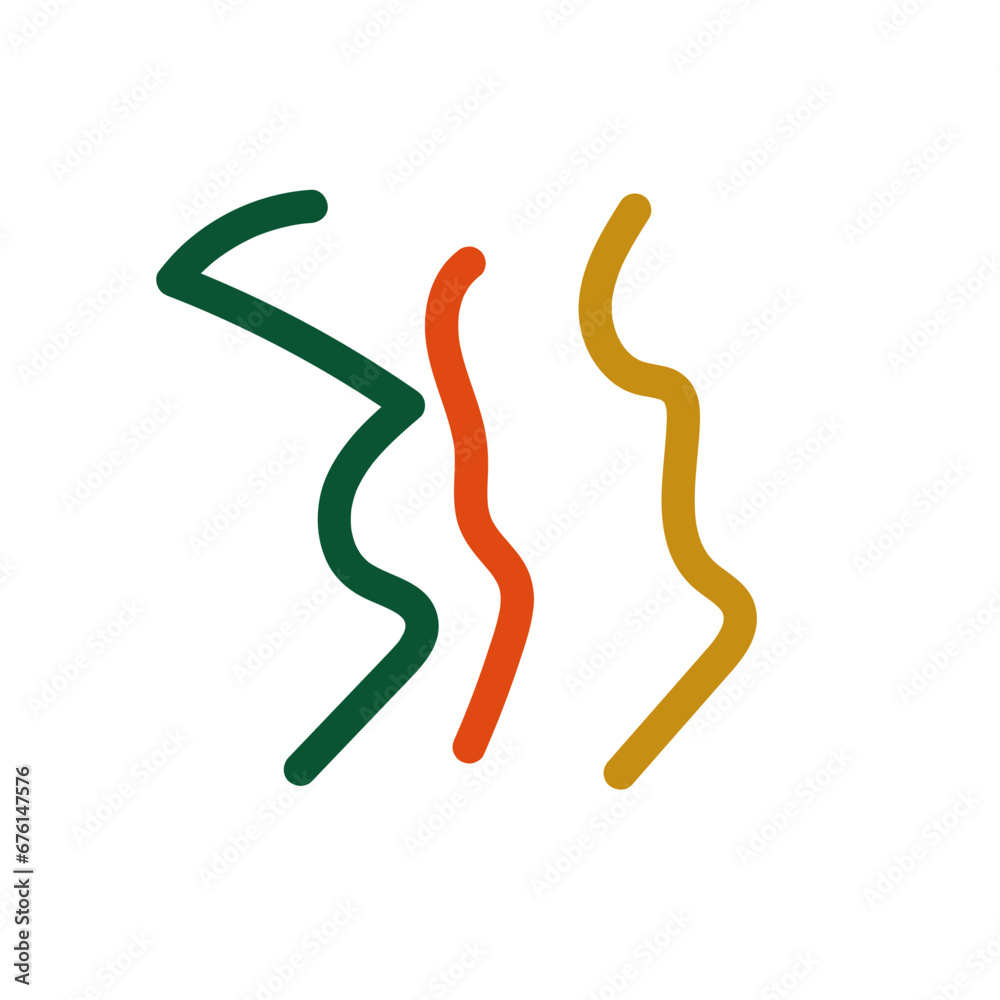 Abstract lines scribble vectors Abstract lines scribble vectors