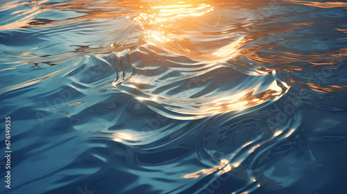 Ripples on the water abstract poster web page PPT background