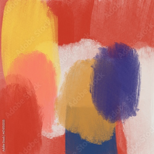 Colourful Abstract Painting Background