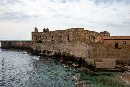 Maniace Castle in Ortigia - Sicily - Italy photo