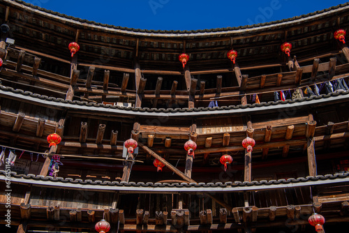 Horizontal image of the Fujian Tulou, China