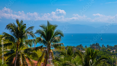 View of Bucer  as ocean and trees