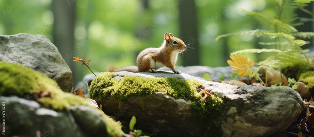 In the summer amidst the breathtaking mountains one can find an adorable and cute animal frolicking in the spring woods bringing a smile to all who witness the natural beauty of life and th