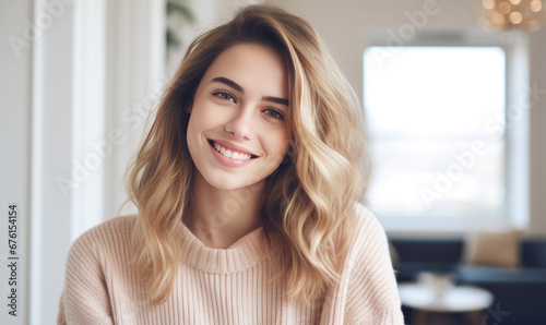  happy woman smiling