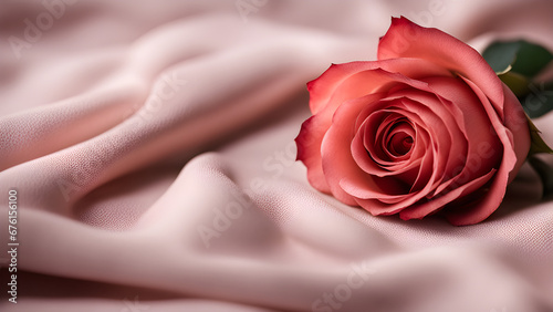 Rose On Cloth