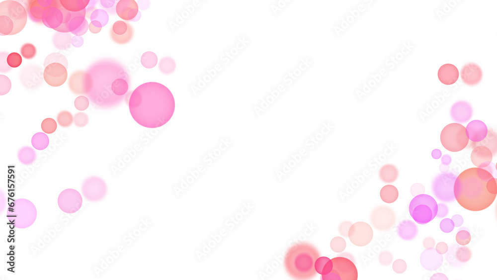 Backgroundless light. Bokeh lights with transparent background. Pink circular lights. Bokeh lights PNG.

