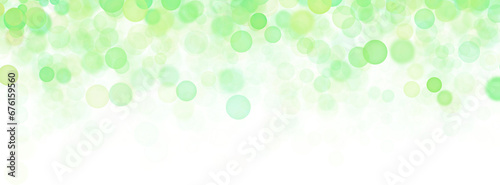 Backgroundless light. Bokeh lights with transparent background. Green circular lights. Bokeh lights PNG. 