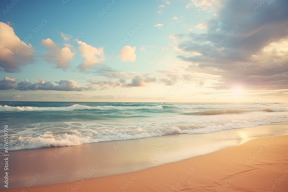 Beautiful sea view for wallpaper, background and zoom meeting background	