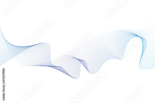 abstract flow wave lines background. Futuristic technology and science theme background