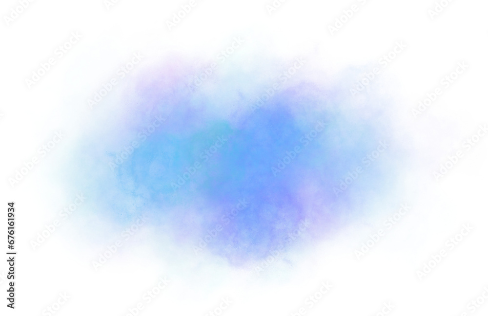 Nebulae with bottomless lights. Nebulae and smoke with bokeh lights with transparent background. Blue circular lights. Lights and nebulae PNG.
