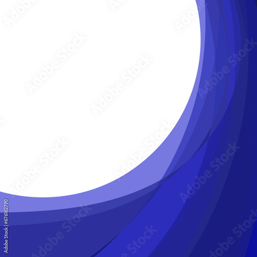 abstract square blue wave background with copy space