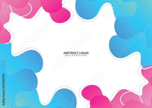 abstract fluid shapes background
