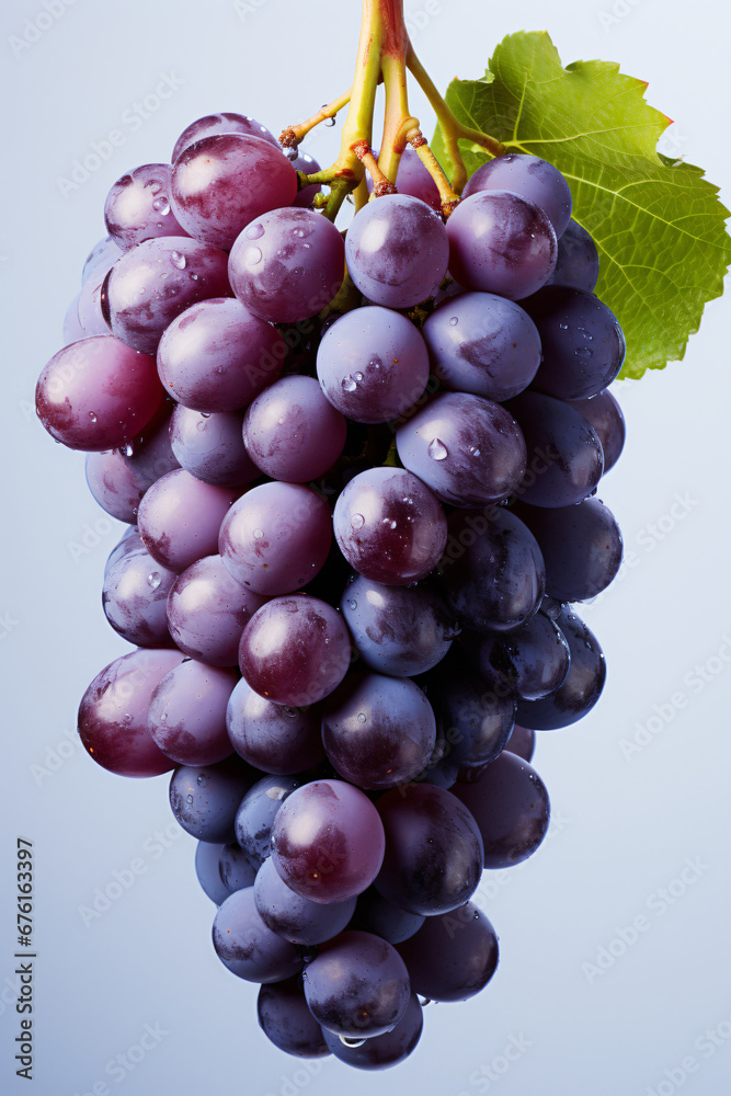 Fototapeta premium Portrait of grape. Ideal for your designs, banners or advertising graphics.