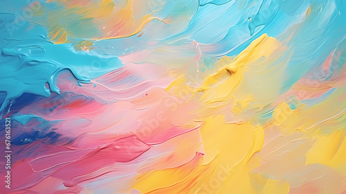 Colorful abstract painting poster web page PPT background
