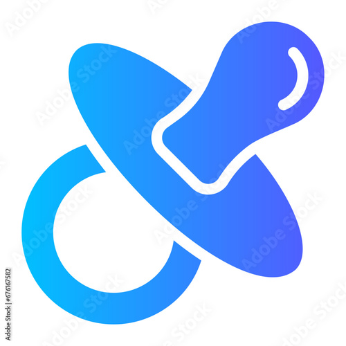 pacifier gradient icon