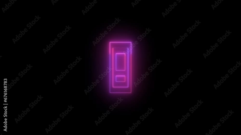 Glowing animation