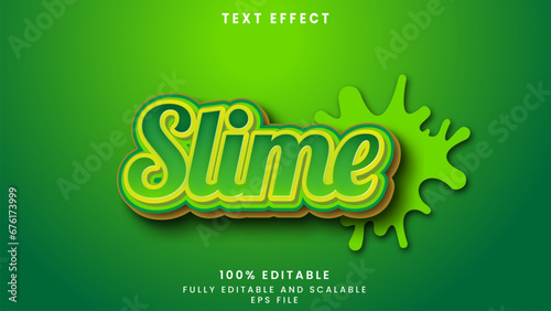 Slime editable text effect	