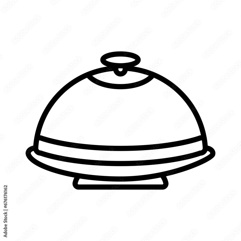 Food Tray Line Style in Design Icon Food Tray Line Style in Design Icon