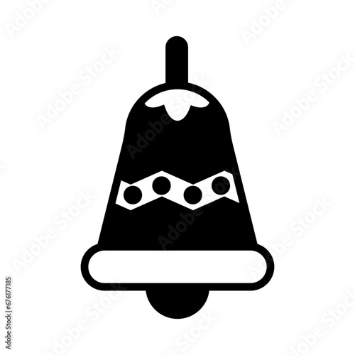 Bell Glyph Style in Design Icon