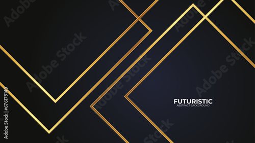 futuristic abstract background overlap layer on dark blue space with glowing lines shape decoration. Modern graphic design element future style concept for banner, flyer, card, or brochure cover