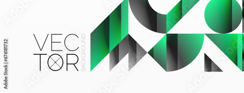 Geometric minimalism with triangles and circles. Blend of basic shapes creating serene, visually pleasing compositions. Wallpaper, banner, background, landing page, wall art, invitation, prints