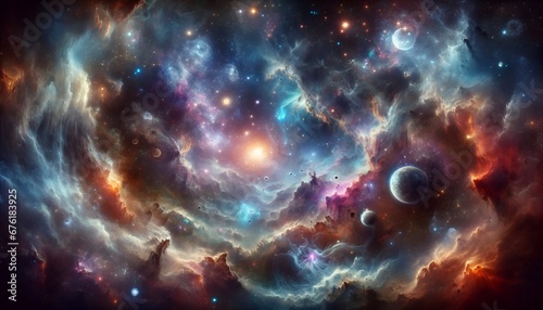 Galactic Splendor A Cosmic Canvas2