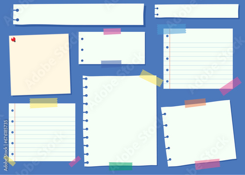 Lank Paper Note Dashboard: To-Do List Design Template photo