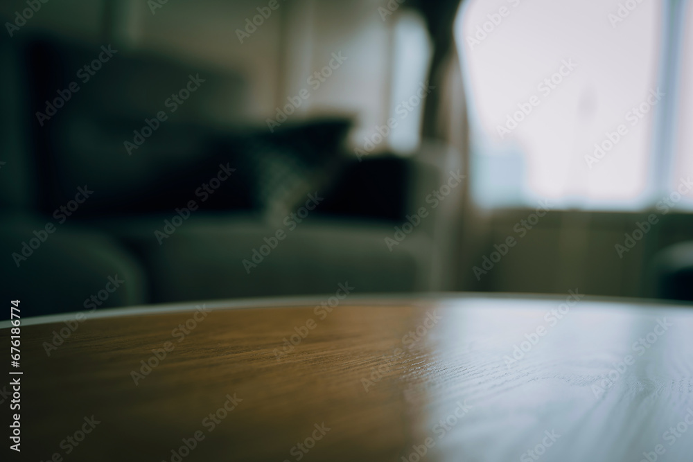 Darken table in the room Darken table in the room