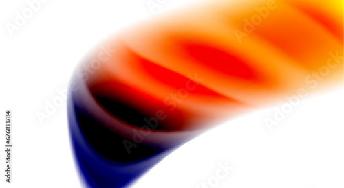 Color mixing liquid rainbow shape background