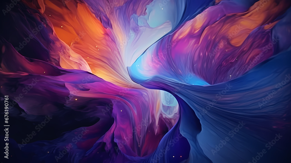 Obraz premium Digital technology abstract splash poster web page PPT background