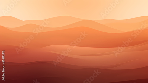 Minimalist earth tone gradient abstract wave abstract poster web page PPT background