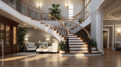 Beautiful Entry Staircase This Luxury Stairway Entry Architecture Stock Images, Photos of Staircase, Living room, Dining Room, Bathroom, Kitchen, Bed room, Office, Interior photography © kashif 2158