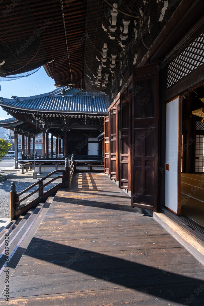 興正寺，京都，寺， 日本の建築物，木造，伝統, 日本の文化，建築,，アジア，仏塔,，古代， 旅行，日本,，伝統，歴史